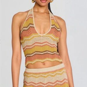 Retrofete Luz Crochet Crop Top